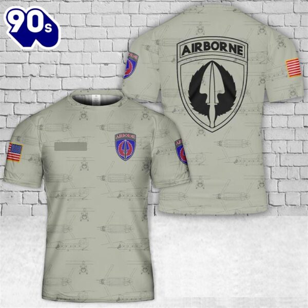 Custom US Army Special Operations Aviation Command 3D T-Shirt