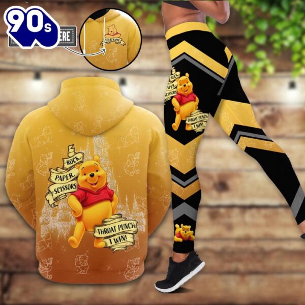 Custom Winnie The Pooh Hoodie And Leggings Set