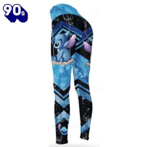 Customizable Stitch Pattern Hoodie And Leggings Set