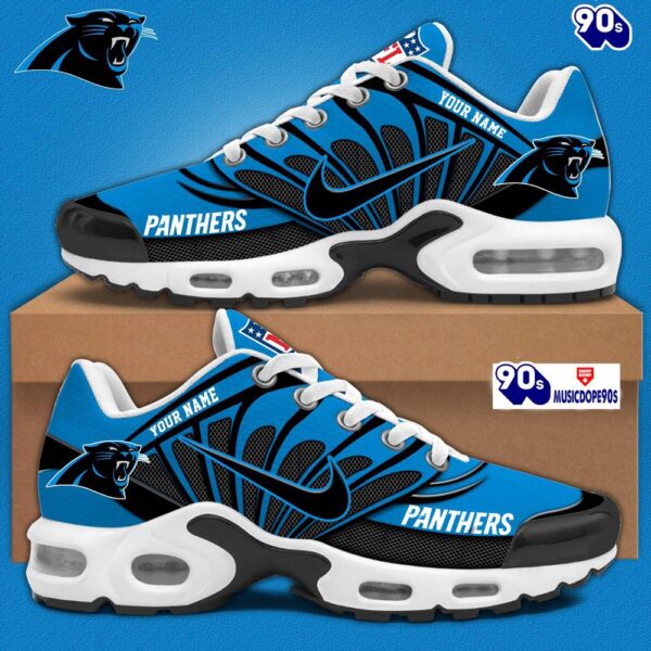 Customize Your Name With Carolina Panthers Air Max Plus Shoes