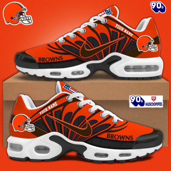 Customize Your Name With Cleveland Browns Air Max Plus Shoes