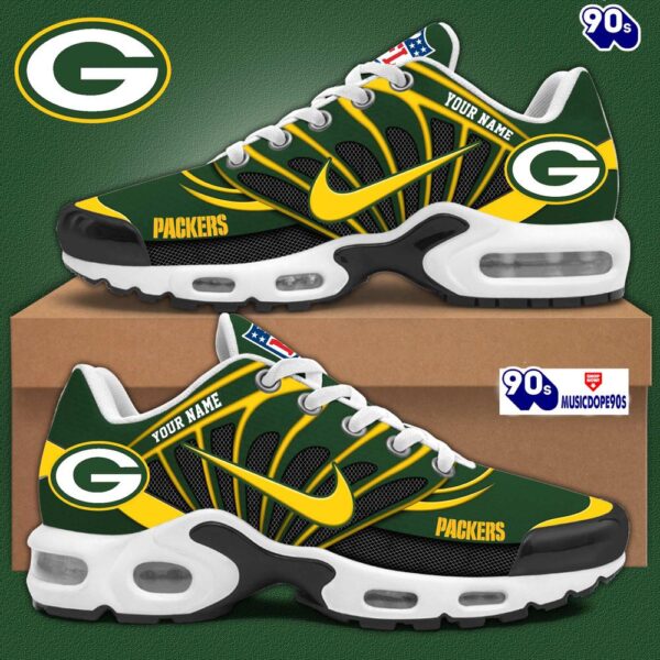 Customize Your Name With Green Bay Packers Air Max Plus Shoes