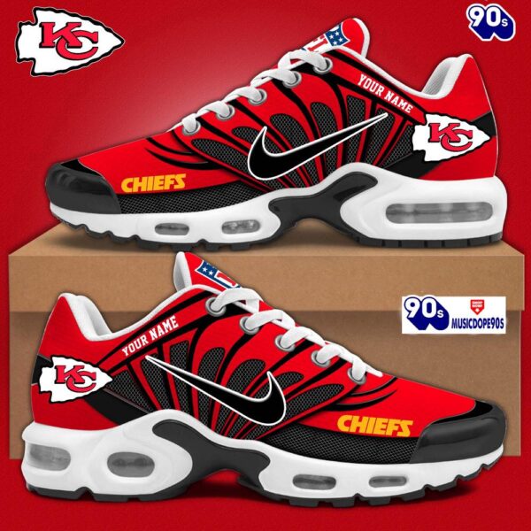 Customize Your Name With Kansas City Chiefs Air Max Plus Shoes