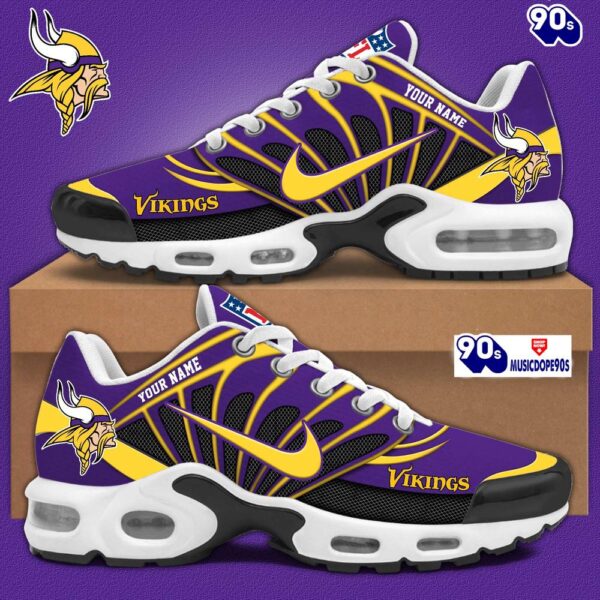 Customize Your Name With Minnesota Vikings Air Max Plus Shoes