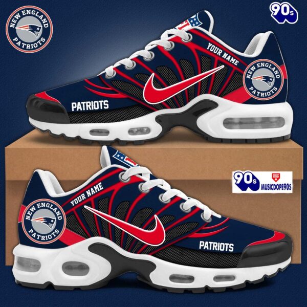 Customize Your Name With New England Patriots Air Max Plus Shoes