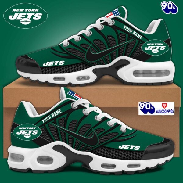 Customize Your Name With New York Jets Air Max Plus Shoes