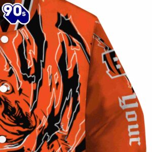 Customized Cincinnati Bengals Fishing Passion Orange White Jacket