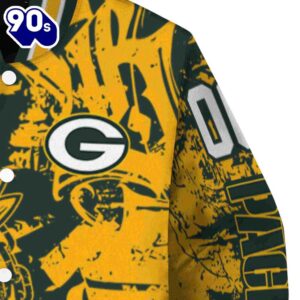 Customized Green Bay Packers Fishing Art Green Jacket