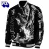 Customized Las Vegas Raiders Fishing Passion Black White Jacket