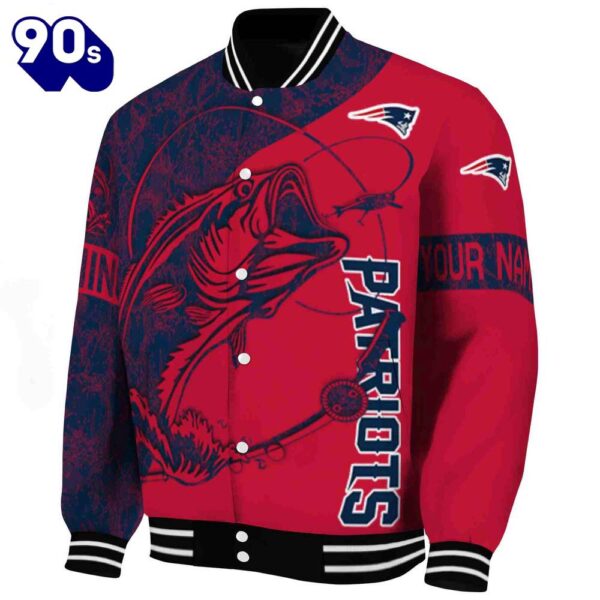 Customized New England Patriots Fishing Rod Red Jacket