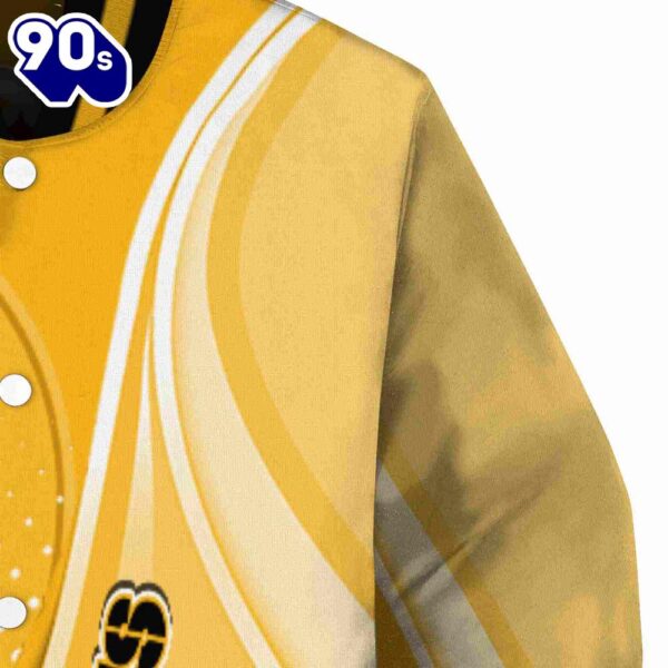 Customized Pittsburgh Steelers Wave Patterns Gold Jacket