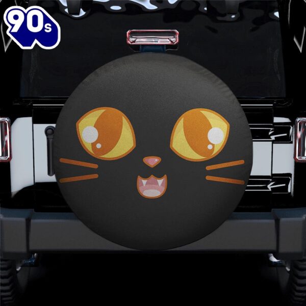 Cute Cat Face Spare Tire Cover Gift For Campers