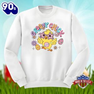 Cute Groovy Chick Hippie Easter Shirt Men Women