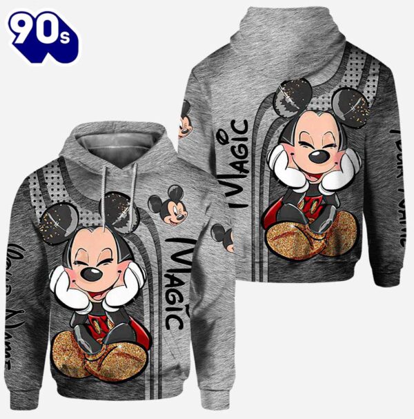 Cute Mickey Ears – Personalized Hoodie and Leggings