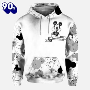 Cute Mickey Mouse Ears - Personalized Hoodie and Leggings Set