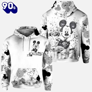 Cute Mickey Mouse Ears - Personalized Hoodie and Leggings Set