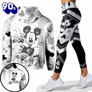 Cute Mickey Mouse Ears - Personalized Hoodie and Leggings Set