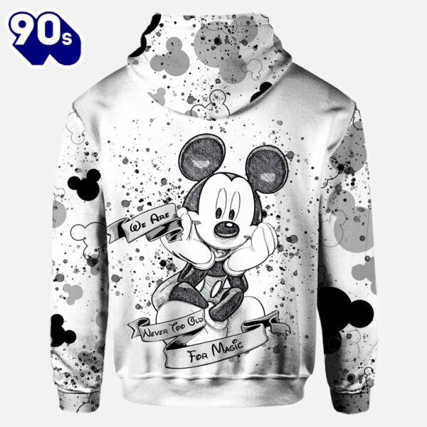 Cute Mickey Mouse Ears – Personalized Hoodie and Leggings Set