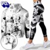 Cute Mickey Mouse Ears – Personalized Hoodie and Leggings