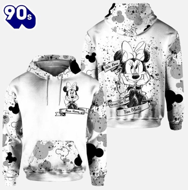 Cute Mickey Mouse Ears – Personalized Hoodie and Leggings