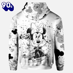 Cute Mickey Mouse Ears - Personalized Hoodie and Leggings