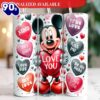 Cute Valentine Mickey Mouse Love You XOXO 20oz Tumbler