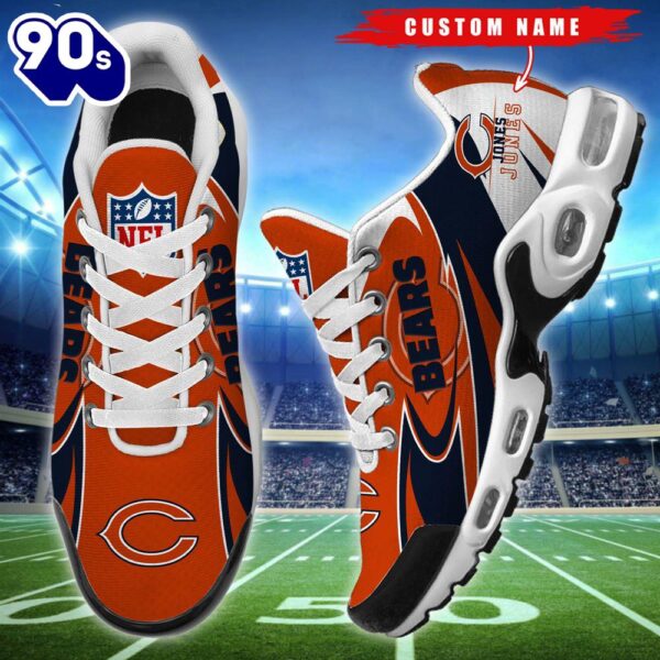 Cutsom Name NFL Chicago Bears Football Team TN Shoes Gift Xmas