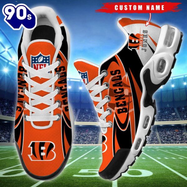 Cutsom Name NFL Cincinnati Bengals Football Team TN Shoes Gift Xmas