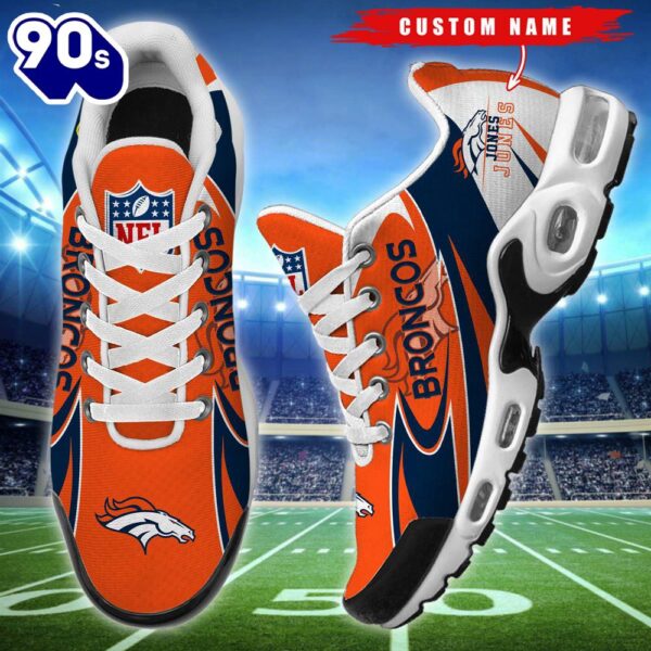 Cutsom Name NFL Denver Broncos Football Team TN Shoes Gift Xmas