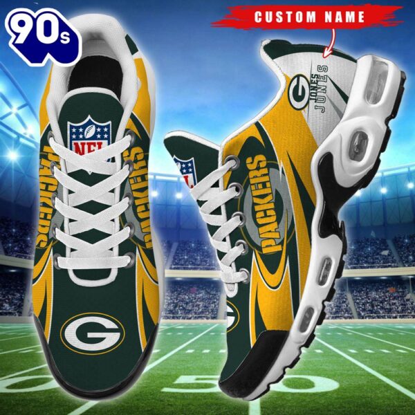 Cutsom Name NFL Green Bay Packers Football Team TN Shoes Gift Xmas