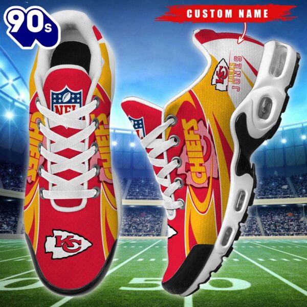 Cutsom Name NFL Kansas City Chiefs Football Team TN Shoes Gift Xmas