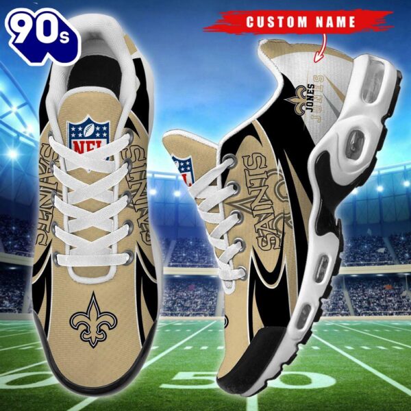 Cutsom Name NFL New Orleans Saints Football Team TN Shoes Gift Xmas