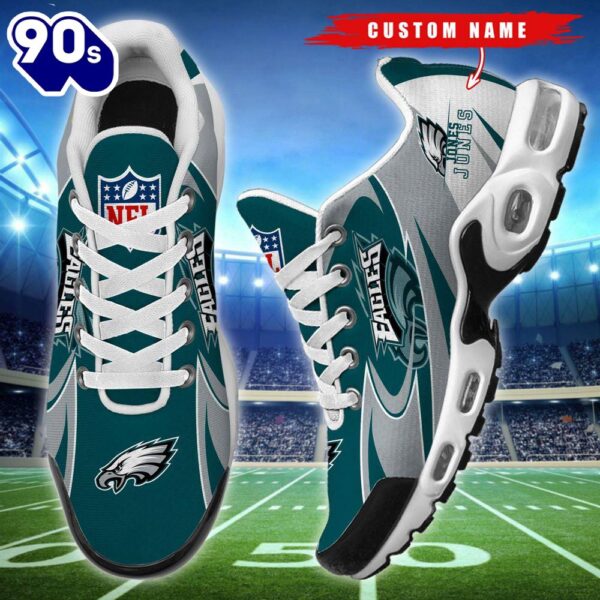 Cutsom Name NFL Philadelphia Eagles Football Team TN Shoes Gift Xmas