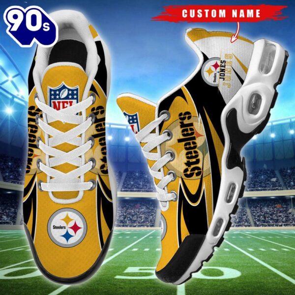 Cutsom Name NFL Pittsburgh Steelers Football Team TN Shoes Gift Xmas