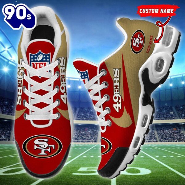 Cutsom Name NFL San Francisco 49ers Football Team TN Shoes Gift Xmas