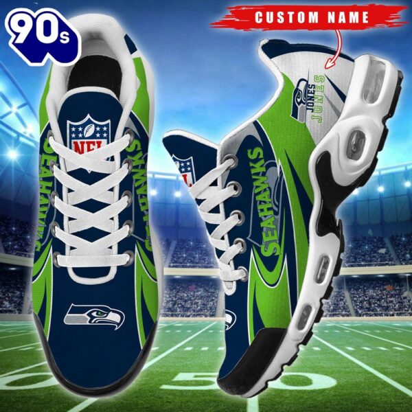 Cutsom Name NFL Seattle seahawks Football Team TN Shoes Gift Xmas