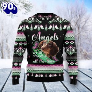 Christmas 2024 Dachshund Angel Ugly…