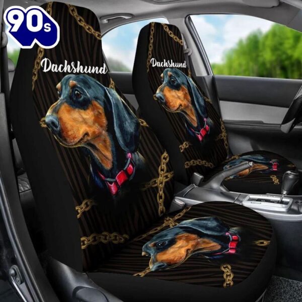 Dachshund Awesome Custom Car Seat Covers