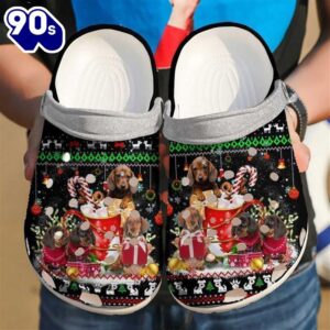 Dachshund Christmas Gang Classic Clogs…