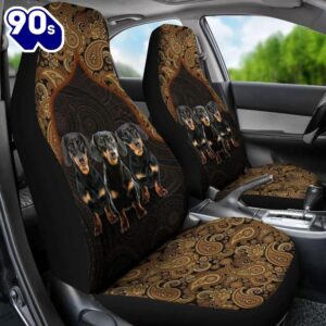 Dachshund Mandala Style Custom Car…