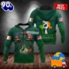 Daddy St Patrick Day Shamrock Green 3D Pattern Hoodie 2025