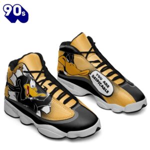 Daffy Duck Air Jordan 13 Sneakers Custom Comic Style Shoes