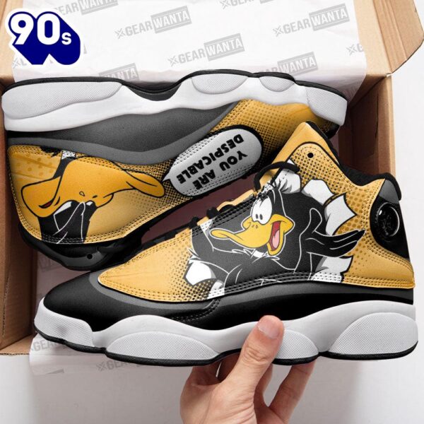 Daffy Duck Air Jordan 13 Sneakers Custom Comic Style Shoes