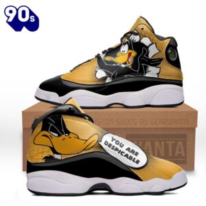 Daffy Duck Air Jordan 13 Sneakers Custom Comic Style Shoes