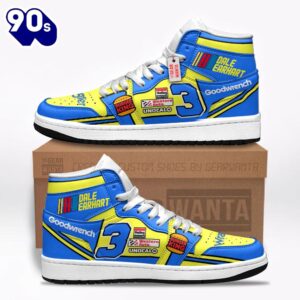 Dale Earnhardt Wrangler J1 Shoes Custom Wrangler Sneakers