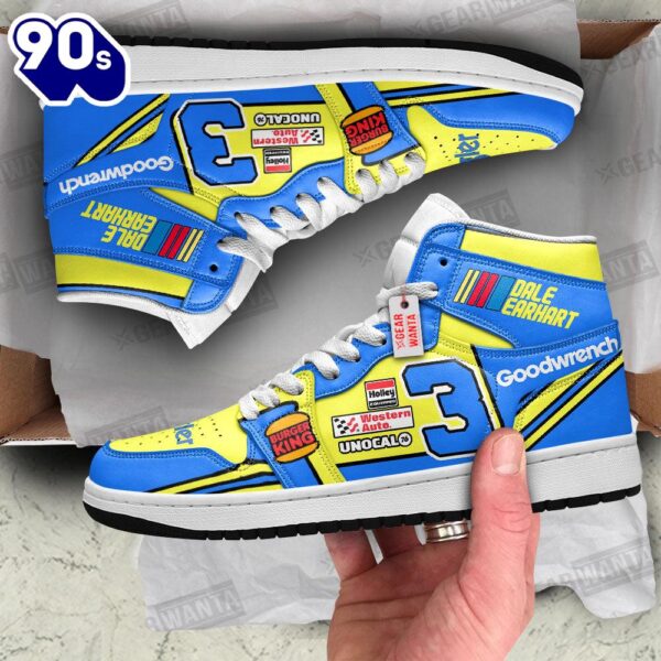 Dale Earnhardt Wrangler J1 Shoes Custom Wrangler Sneakers