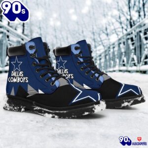 Dallas Cowboys All Season Boots Casual Shoes Vegan Leather Custom Boot Shoes