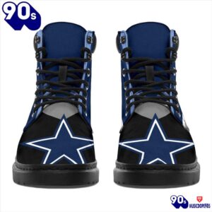 Dallas Cowboys All Season Boots Casual Shoes Vegan Leather Custom Boot Shoes