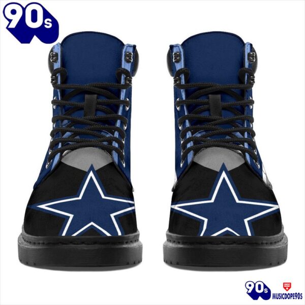 Dallas Cowboys All Season Boots  Casual Shoes  Vegan Leather Custom Boot Shoes