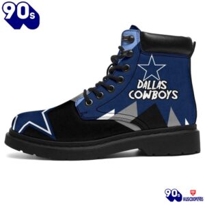 Dallas Cowboys All Season Boots Casual Shoes Vegan Leather Custom Boot Shoes